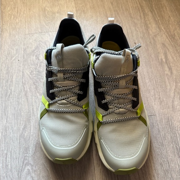 On Running Sneakers with Green and Blue Accents - Picture 5 of 8